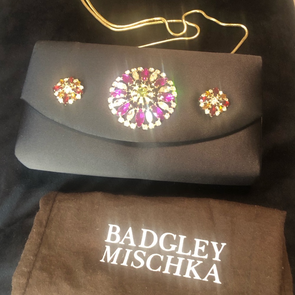 Badgley Mischka Jeweled Clutch